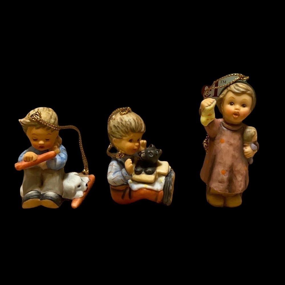 Studio Hummel Ornament Set of 3  Set 3